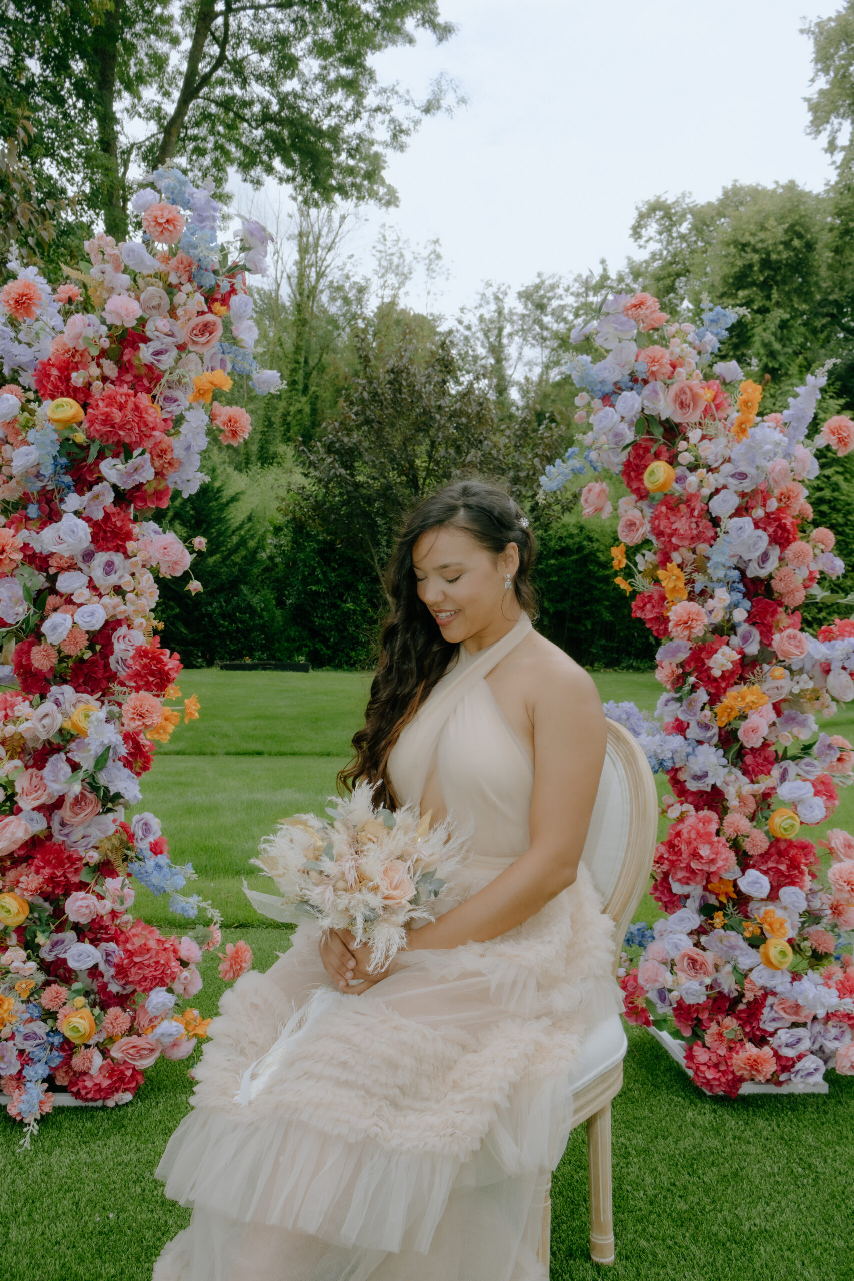 Pretty Big Event mariée cérémonie colorée